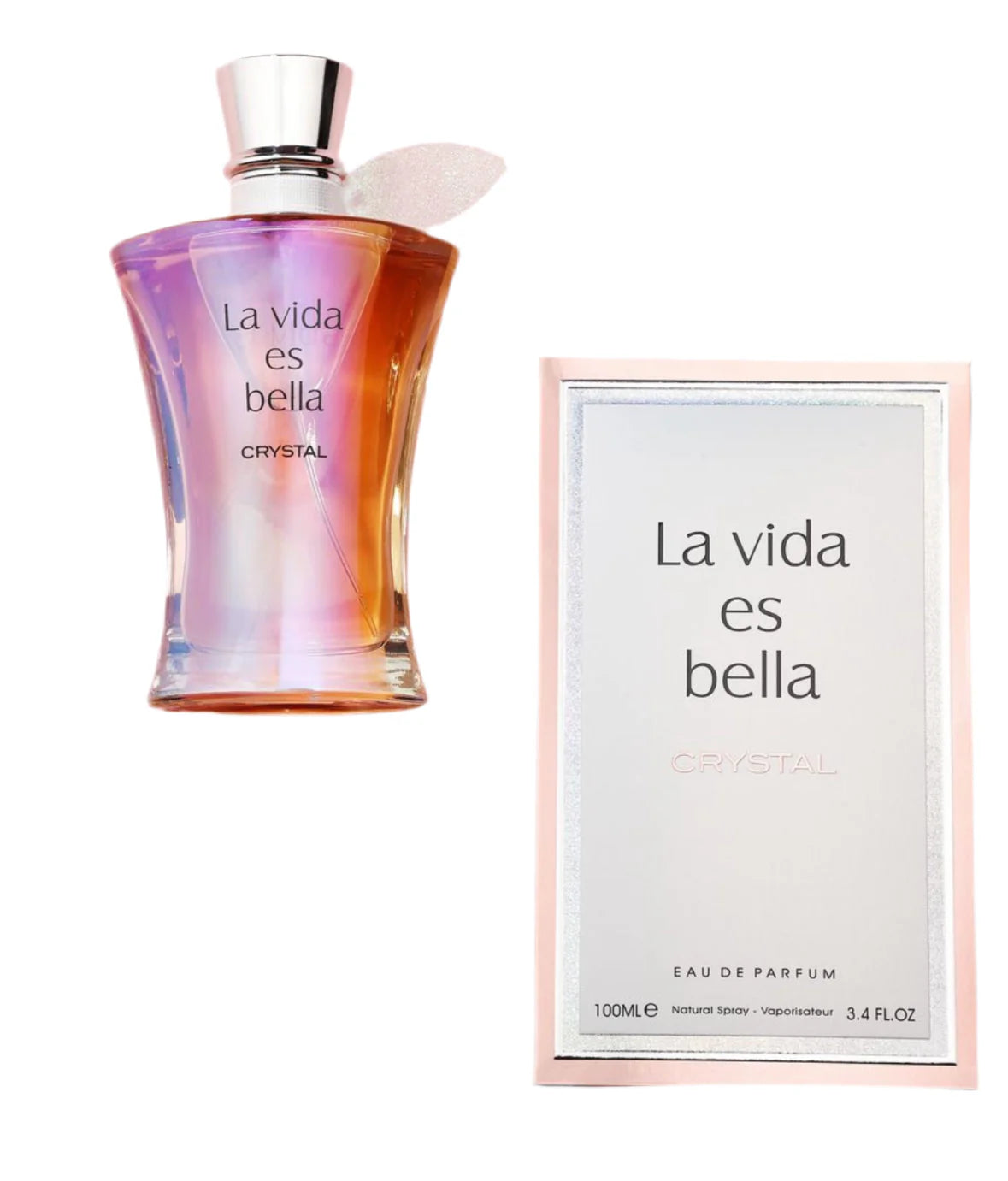 La Vida Es Bella Crystal by Fragrance World - 100ml